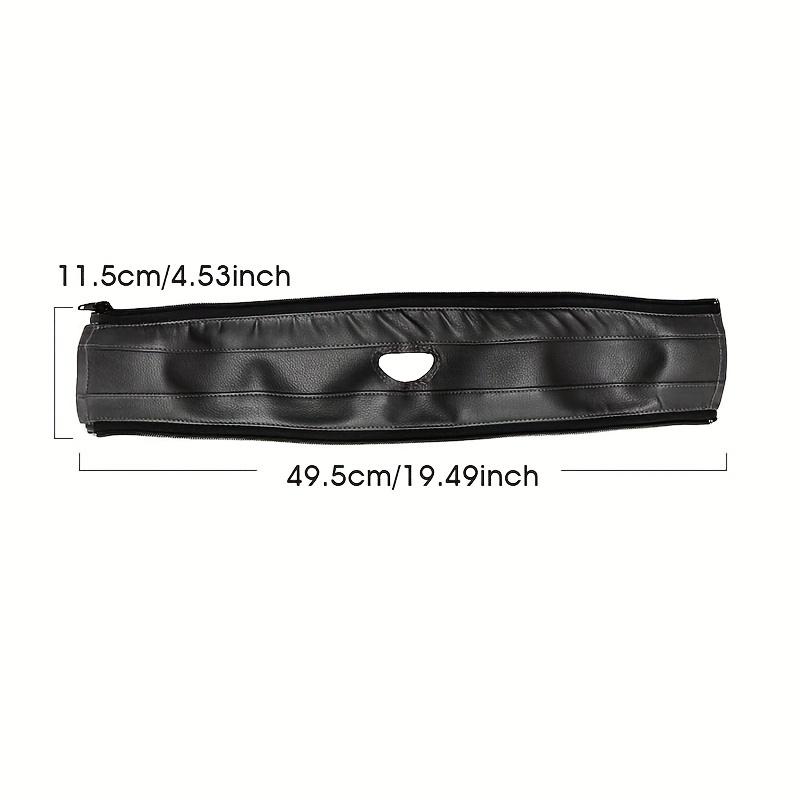 Stroller Handle Cover Handle Sleeve Cover Removable PU Leather Bumper Handlebar Sleeve Protect Case for Baby Stroller Dust-Proof