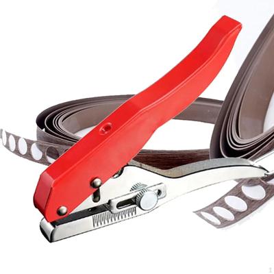 Hole Punch 8mm Punching Pliers Heavy Duty Handheld Tool Puncher for ID Card