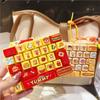 Mini Keyboard Mini Keyboard Pendant 26 Key Keyboard Keychain  Children's Bag