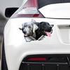 Two Hound Dogs Hiding In the Hole Car Stickers, Waterproof Irregularly Shaped Car Decoration Decals