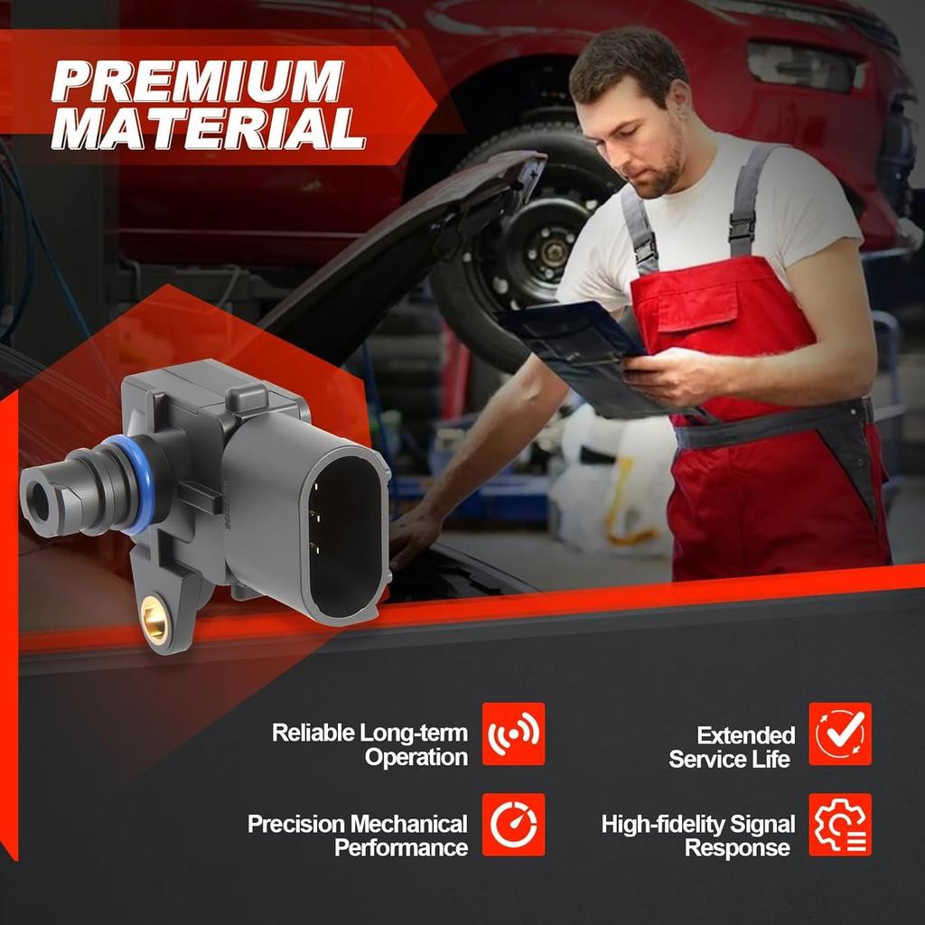 MAP Sensor Manifold Absolute Pressure 68271094AA for Dodge Challenger Charger Durango 6.4L, 2017-21 Jeep Grand Cherokee 6.4L, 2016-2020 Journey 2.4L