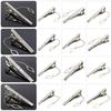 Stylish Classical Fashion Tone Pin Metal Men Multi Style Silver Dress Shirt Necktie Bar Clip Clasp