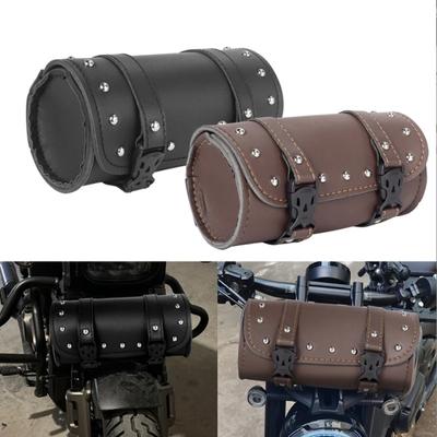 Universal Motorcycle Front Fork Tool Bag Universal Handlebar Bag Fit For Harley Sportster Kawasaki Yamaha Dyna Softail