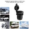 12V 24V ABS Car Motorcycle Cigarette Lighter Power Plug Socket with Waterproof Cover