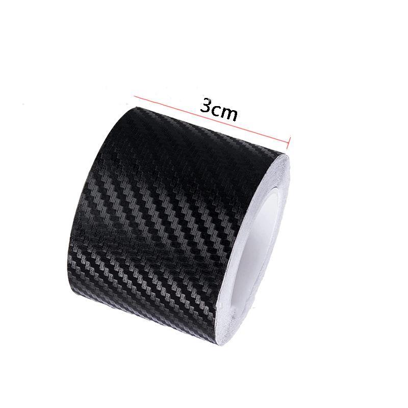 

5M DIY Nano 3D Carbon Fiber Car Stickers Door Sill Protector Bumper Tape Car Protector Strip Водонепроницаемая защитная пленка 5m