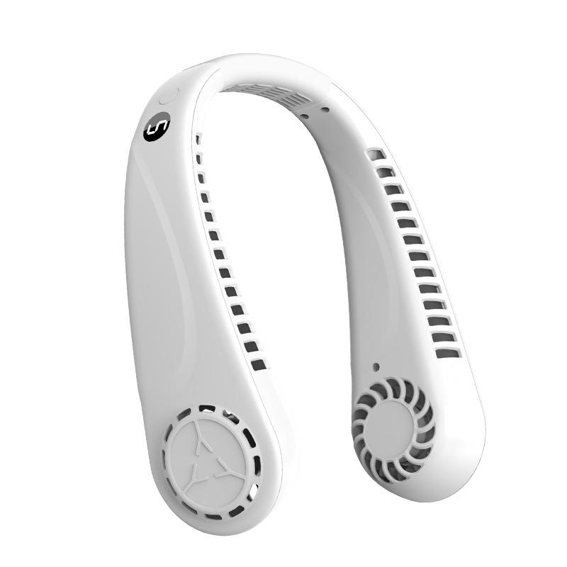 Ventilator portabil USB cu 5 viteze pentru gât, stil Douyin, pentru studenți și sporturi în aer liber