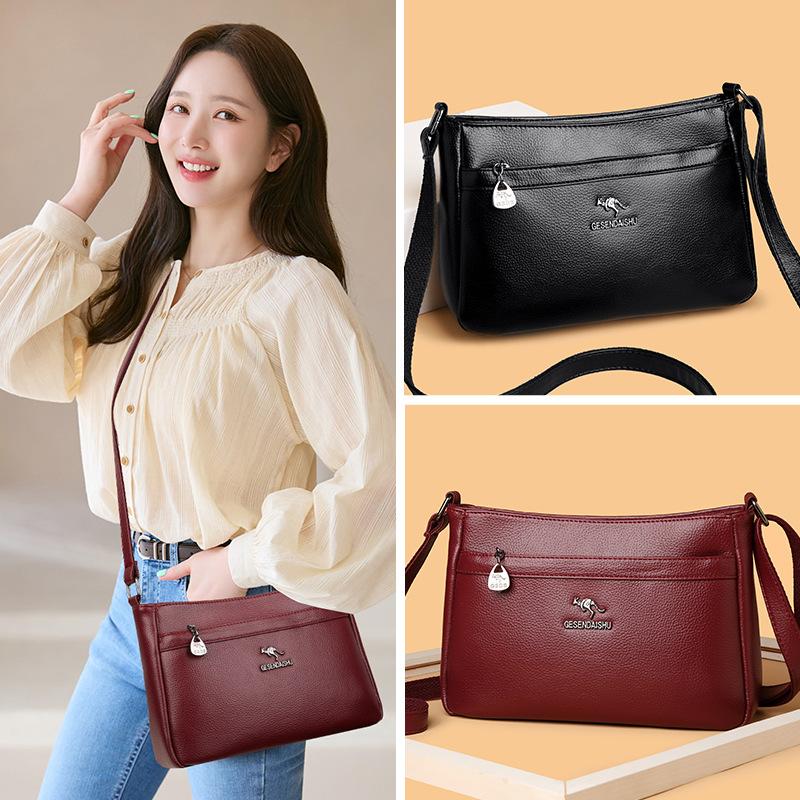 Single-shoulder Crossbody Bag, Classic and Simple, Fashionable for Middle-aged Mothers.