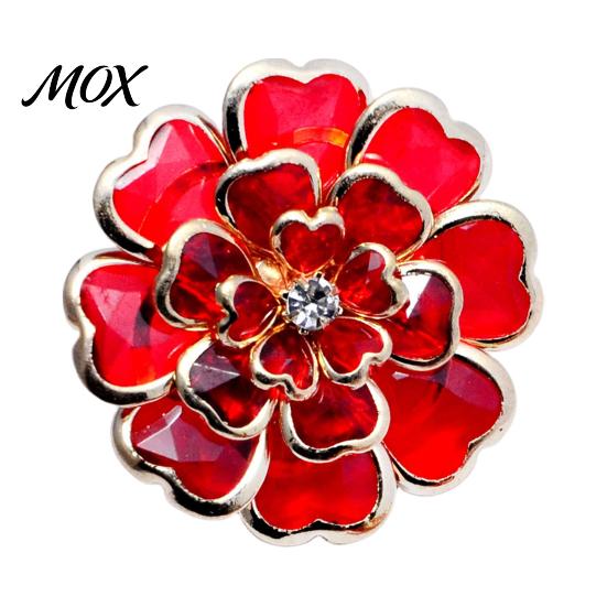 No Sew Button Covers Vintage Rhinestone Flower Covers, Snap On Decorative Gift Ideas for Fashion Enthusiasts Metal Shirt Cufflinks Brooch Accessories
