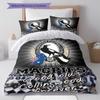 Magpies Roar Bedding Quilt Set Quilt Cover Pillowcase Home Decoration Birthday Gift (1 * duvet cover + 2 * pillowcase, without core)