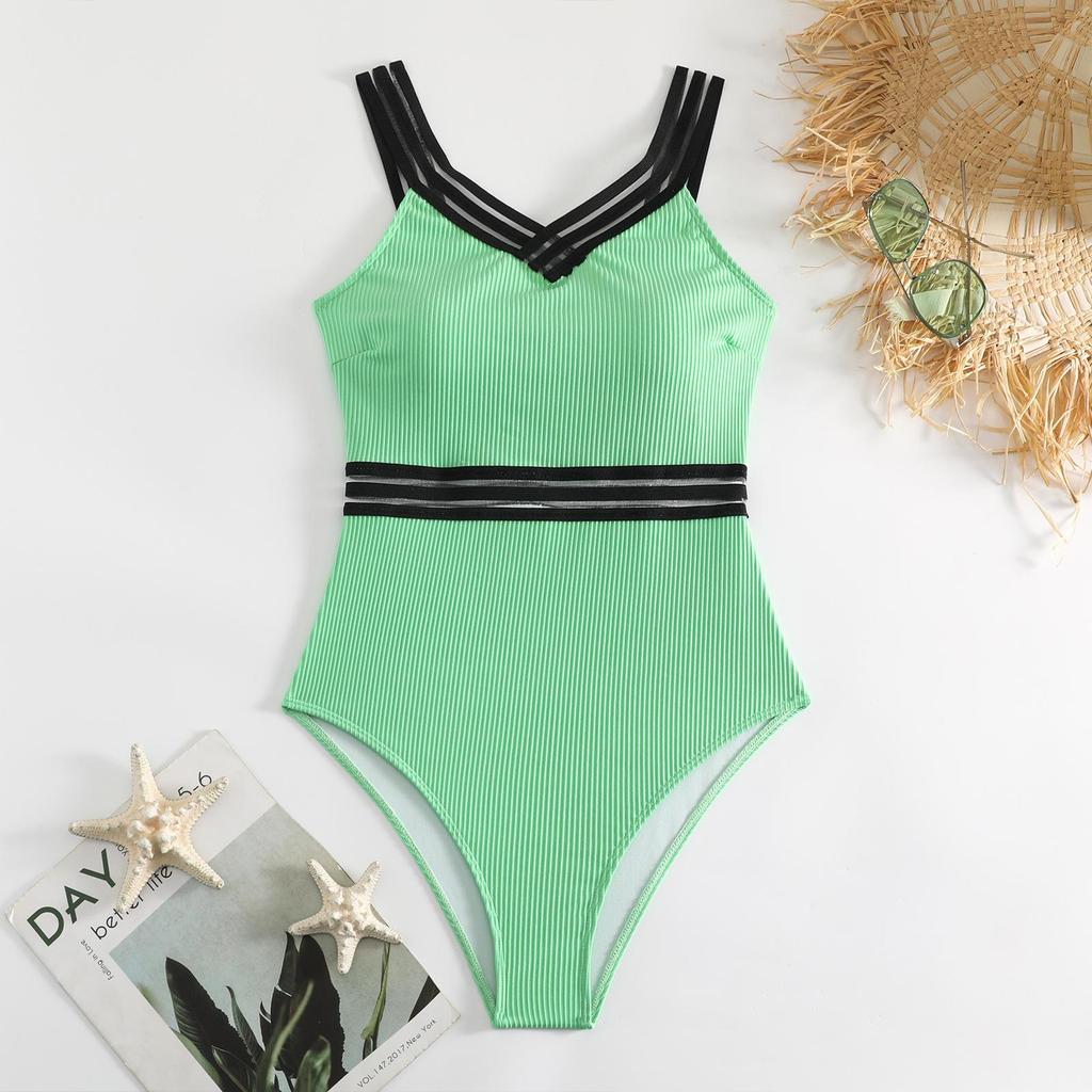 2024 European & American Quick-Dry One-Piece Women's Swimsuit