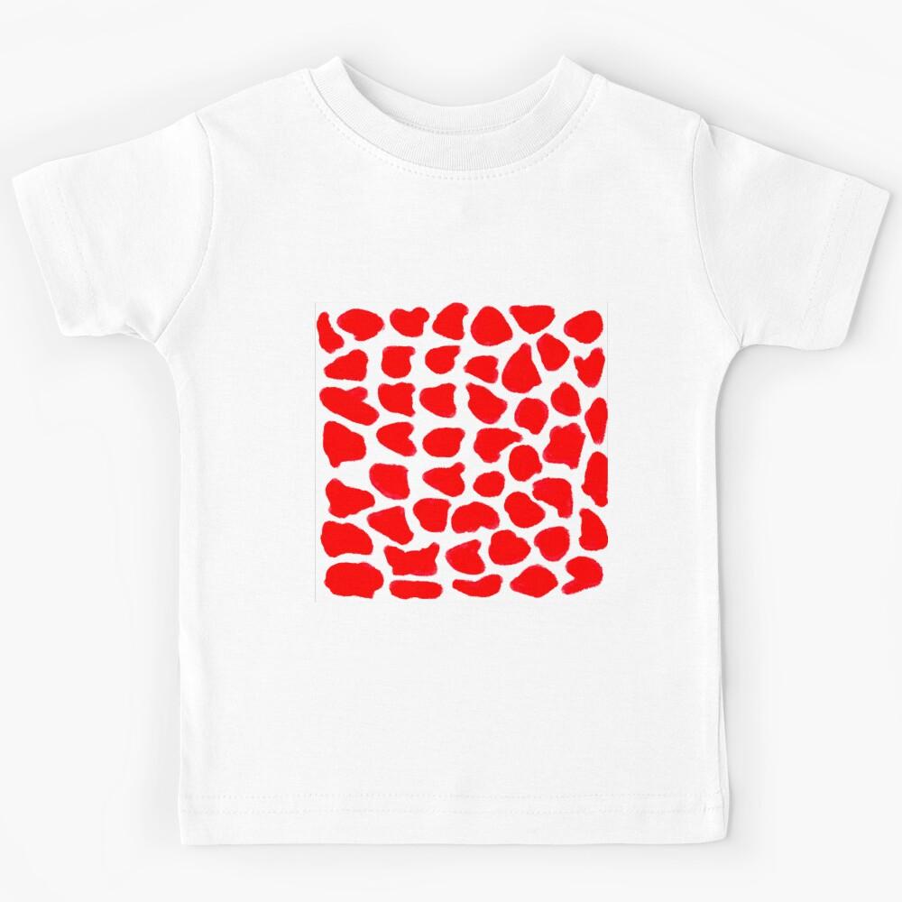 red polka dots Kids T-Shirt 120