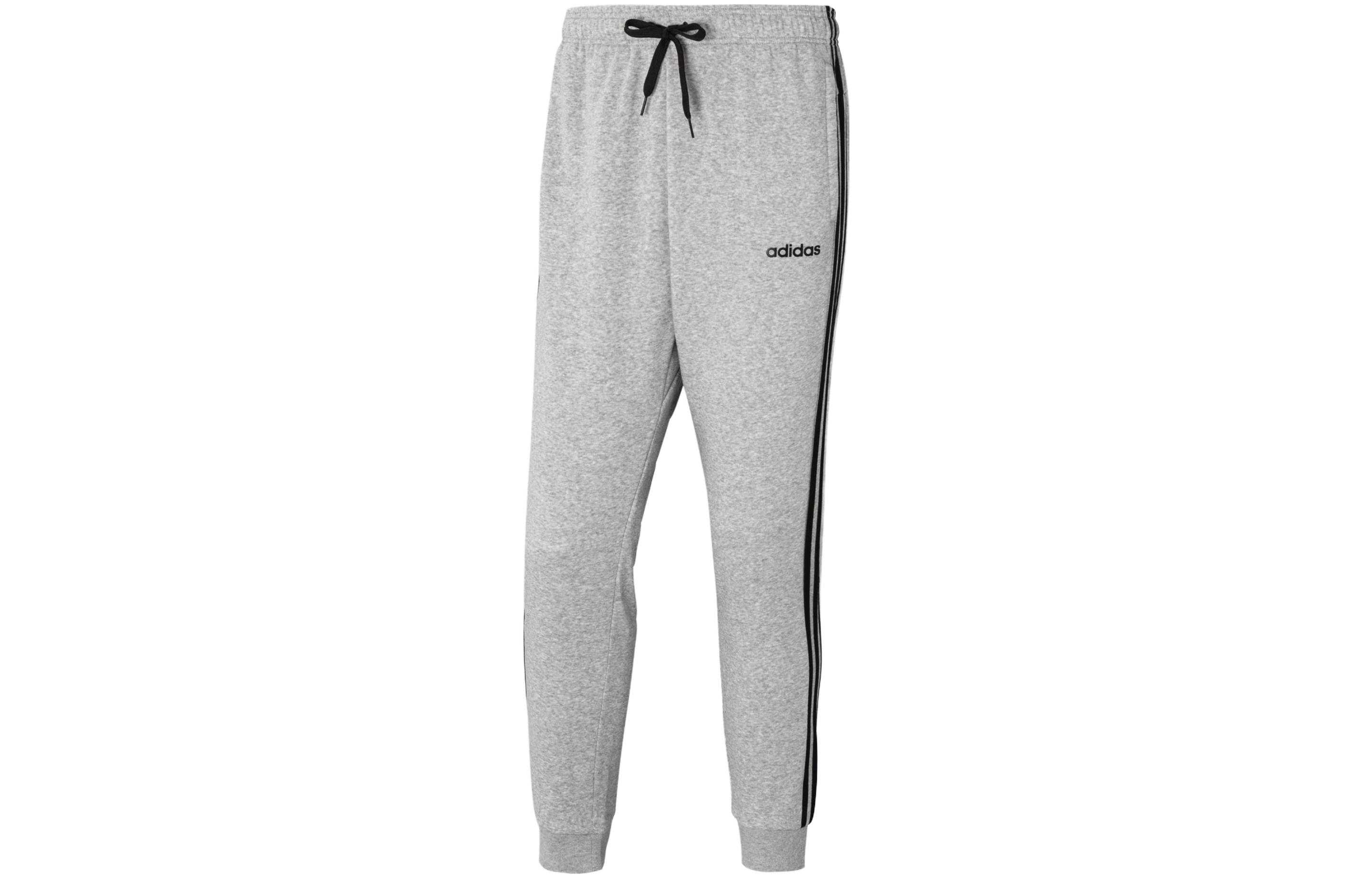 

Adidas Knitted Sweatpants Men s Gray Moderate Cuffed Pants FI0823 XS