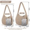 Gesteppte Puffer-Tragetasche Handtasche Aufgeblasene Crossbody-Umhängetasche,Leichte Nylon-Hobo-Tasche Puffer-Tragetasche für Damen Mädchen