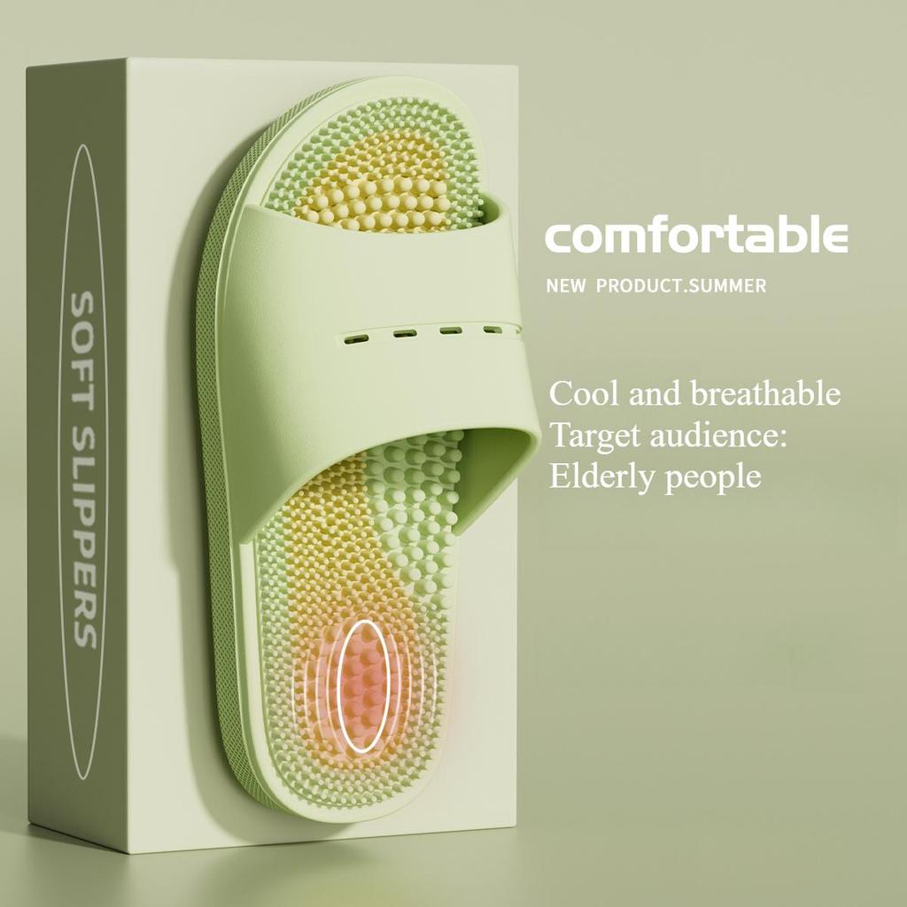 Massageslippers voor Mannen in de Zomer, Binnen Huis, Badkamer, Baden, Voetmassage, Antislip, Coole Slippers voor Mannen