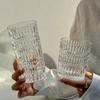 Reliefglas, Nordic Light Luxury Retro Hauswasserglas, Saftglas, Milchbierglas, Whiskeyglas