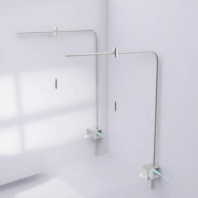 1Set Space Saving Adjustable Fish Tank Light Rack Premium Aluminum Alloy Construction Lamp Rack for Aquarium Lighting Fish Tank