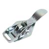 Trailer Lift Gate Latch Galvanized Iron Heavy Duty Trailer Lock with Mounting Plate for RV Caravan