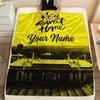 1pz Coperta in Flanella con Nome Personalizzato e Motivo BVB Adatta a Tutte le Stagioni per Arredamento Casa Calore e Comfort Regali Regalo Festivo -HE49
