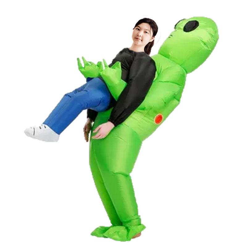 Costume gonfiabile da alieno per Halloween e scherzi Cosplay