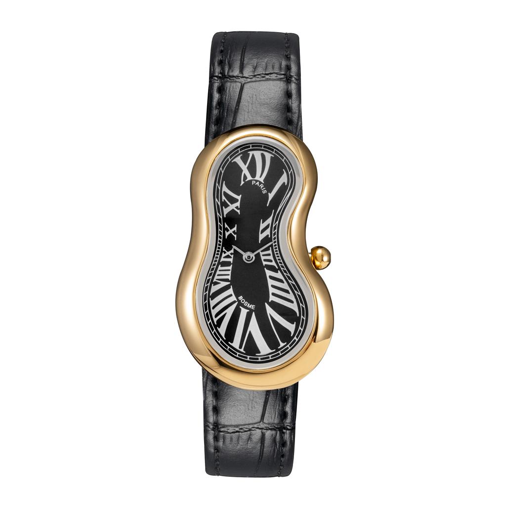 New Y2k Fashion Creative Men Women Soft Melting Watch Luxury Streetstyle Irregular Shape Dial Unique Design Quartz Watch Reloj