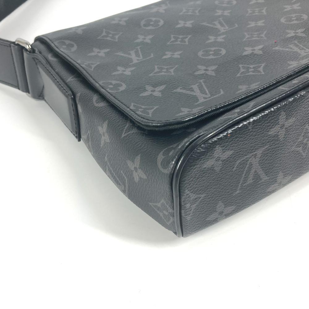 Louis Vuitton M45272 MonogramEclipse District PM bag flap crossbody Shoulder Bag