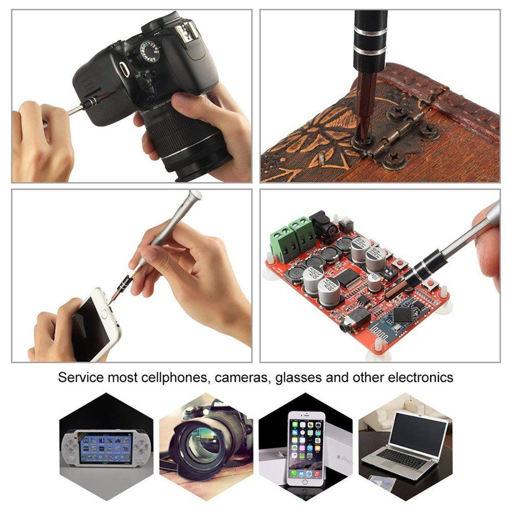 60 In 1 Precision Screwdriver Tool Kit Magnetic Screwdriver Set For Cell Phone Tablet Compact Repair Maintenance With Case