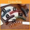 Large Vintage Floral Hair Claw Clip With Rhinestone Embellishments For Women