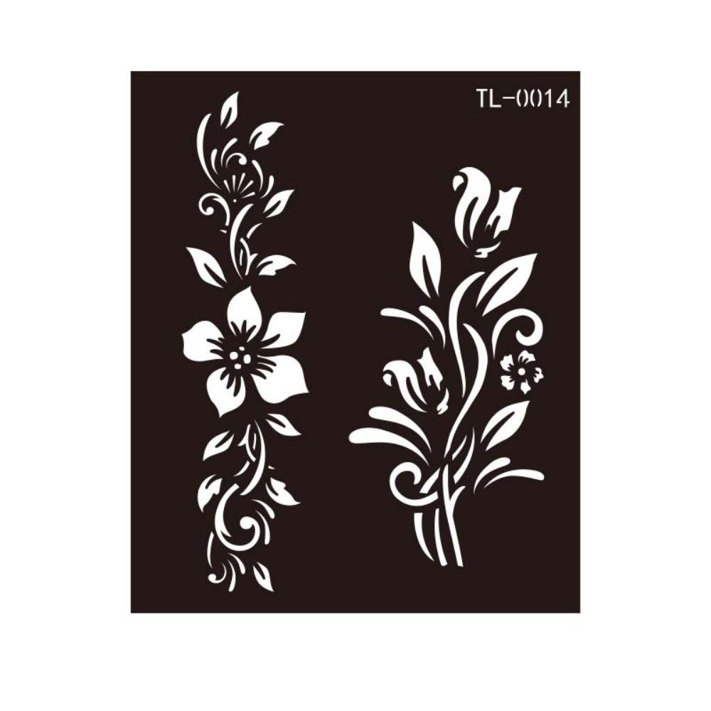 Fake Tattoo Decals Henna Tattoo Template Mehndi Stickers Body Art Sticker Temporary Tattoo Girls