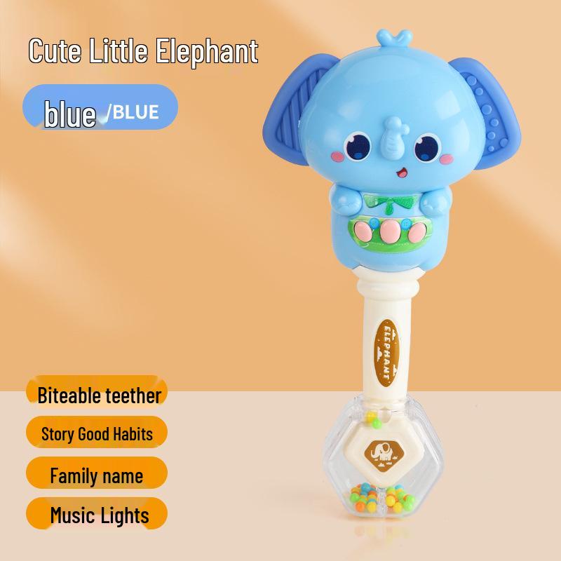 Bilingual Baby Rattle & Teether Toy: Chinese-English Early Education Shaker