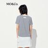 MO&Co. Striped Cotton T-Shirt