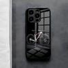Bicycle T-TrekS Pouzdro na telefon Pro IPhone 17 Air 16 E Pro Max 15 14 13 Mini 12 Pro 11 Max Plus Černý skleněný kryt