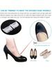 1Pair Unisex White Honeycomb Breathable Foot Protector Anti-Friction Cushion Pads, Forefoot Pad Half Insole, Breathable & Elastic Insoles
