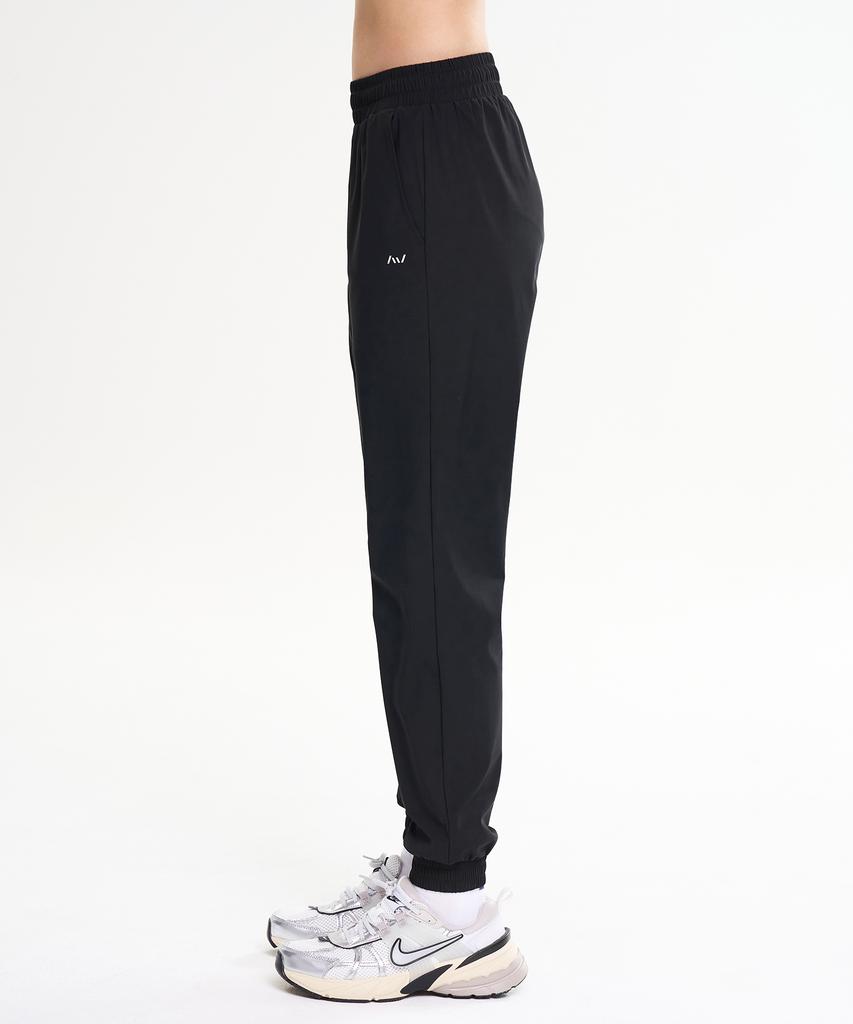 Leijibi [Summer] Airlight Stretch Running Sports Pants Workout Jogger Pants W Black