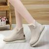 Snow Boots Women Slip on Platform Ankle Boots for Women Cotton Shoes Winter Casual Warm Short Boots Woman Booties Botas De Mujer