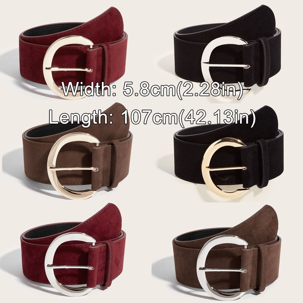Luxury Design Pin Buckle Waistband Maillard Styles Trouser Dress Belts Business Waist Strap  Gifts