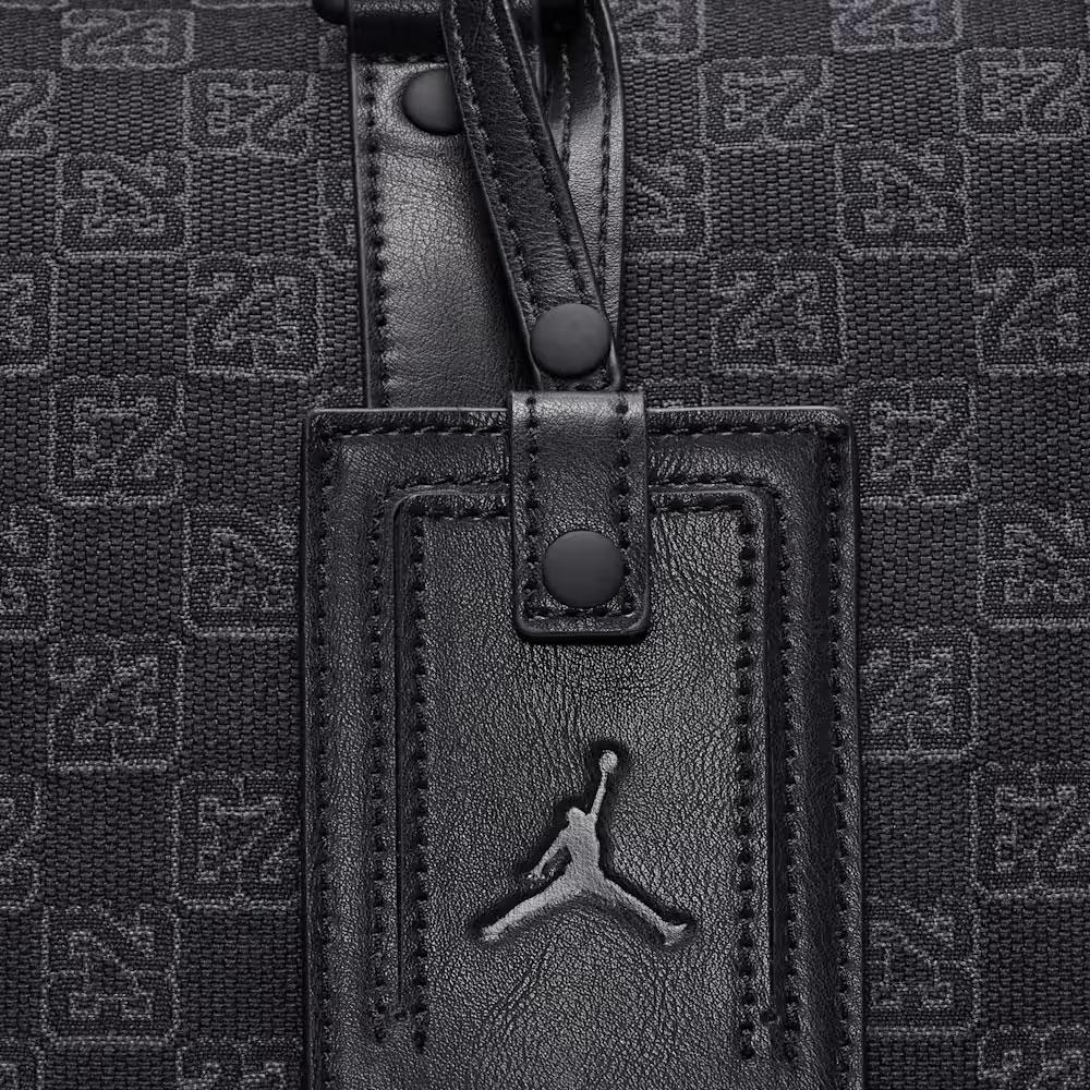 Jordan Monogramm 25L Mode Vielseitig Polyester Reisetasche Unisex Taschen Schwarz MM9157-023