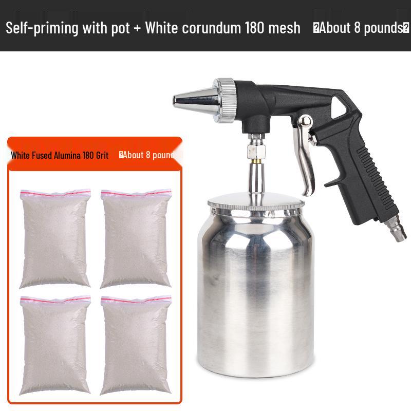 Tianfeng Handheld Pneumatic Sandblasting Gun - Rust Remover & Metal Refurbisher