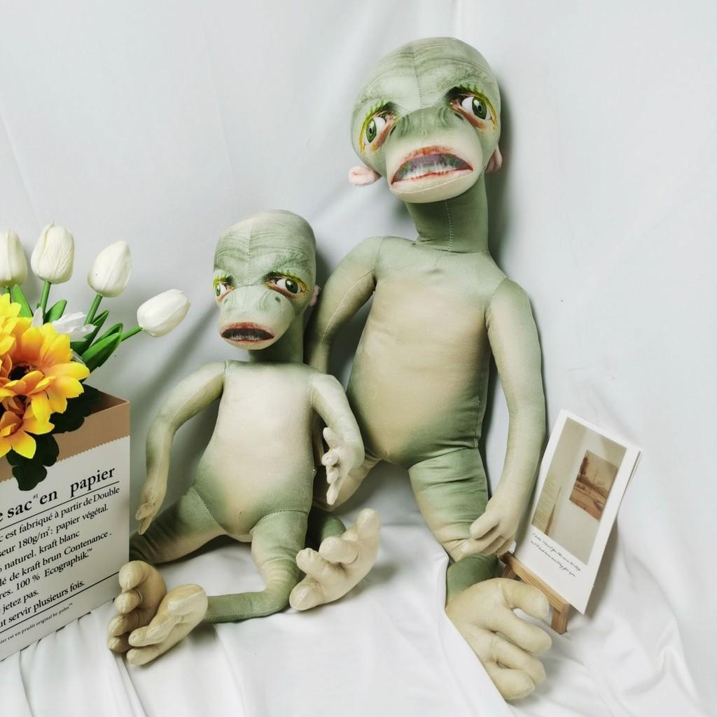 Creative Alien Plush Pillow Funny Doll Prank Toy Soft Crystal Plush Birthday Gift
