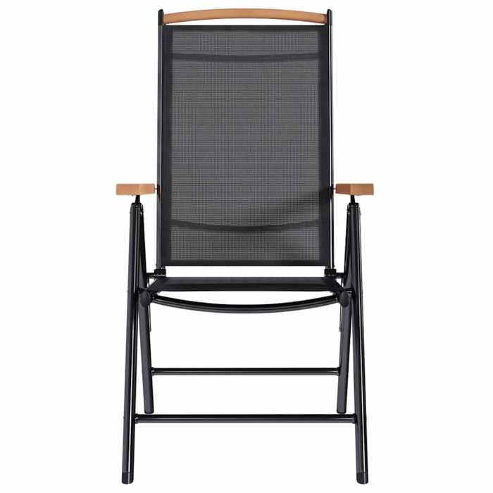 Maison Exclusive - Chaises pliantes 6 pièces Textilène Noir