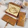 3D Pop-Up Birthday Red Envelope Greeting Card 6 Card Slots Foldable Musical Light Greeting Card Gold Red Envelope Greeting Card