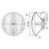IPF Headlight High Cut 9113 Assembly, Halogen, H4, Round, 4-Bulb, Beam, Lens,