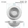 Kitchen Sink Filter Stainless Steel Sink Sewer Mesh Strainers Kitchen Tools Bathroom Floor Drains Hair Catcher Waste Plug Filter