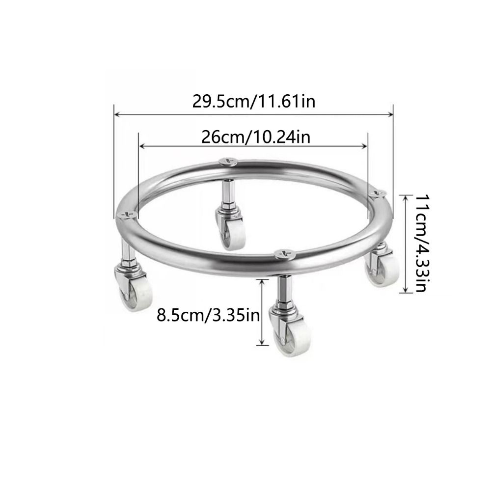 Brake Tank Gas Base Wheel Cylinder Holder Practical Fixed Tank Stand Dolly  Kitchen