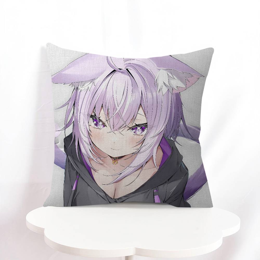 N-Nekomata Okayu Cushion Cover Decorative Pillow Sofa Home Decor Case Pillow Cases