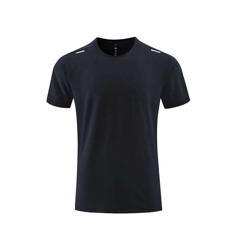 Men's Summer Quick-Dry Crew Neck Sports T-Shirt - Slim Fit, Short Sleeve, Custom Logo, Plus Sizes Available