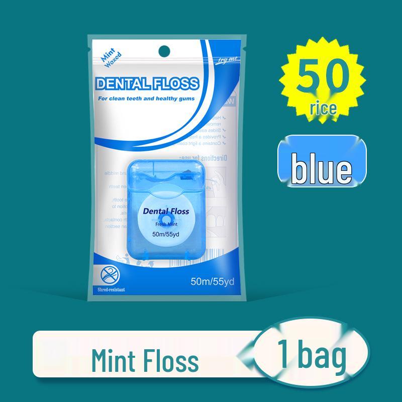 

Мятная вощеная ультратонкая зубная нить 50м коробка - Высокопрочная ортодонтическая проволока