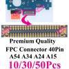 Connettore FPC a 40 pin su scheda figlia Per Samsung A54 A34 A24 A15 Scheda di ricarica Interfaccia sub-scheda madre Sostituzione