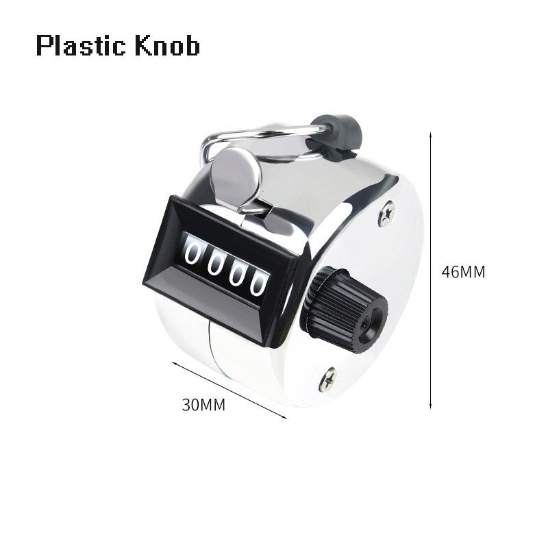 

1 Piece Of Iron Handheld 4-Digit Digital Answer Counter, Non Rechargeable Metal Counter, Used For Counting And Coaching Tools