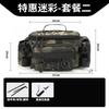 Multi-Compartment Fishing Waist Pack With Shoulder Strap - Waterproof Oxford Fabric Tackle Bag Lure Rod Reel Storage