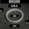 38 51 63 76 102mm EPDM Slicone Santiary Seal Gasket Replacement For 1.5" 2" 2.5" 3" 4" Tri Clamp Butterfly Valve Homebrew